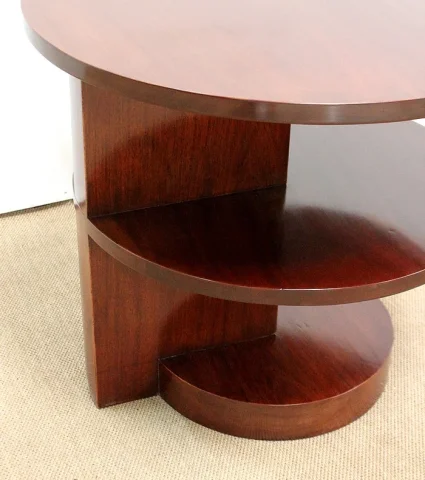 Table Basse en Acajou massif, époque Art Déco - 1930