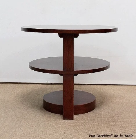 Table Basse en Acajou massif, époque Art Déco - 1930
