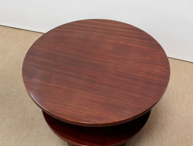 Table Basse en Acajou massif, époque Art Déco - 1930