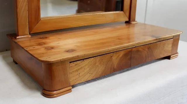 Psyché de Commode en Merisier Massif, époque Restauration – 1ère moitié du XIXe