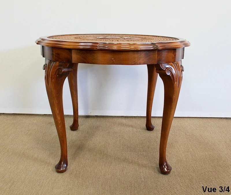 CHIPPENDALE STYLE TABLE  AND ARMCHAIRS