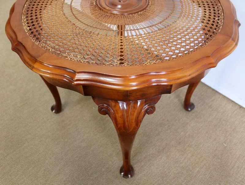CHIPPENDALE STYLE TABLE  AND ARMCHAIRS
