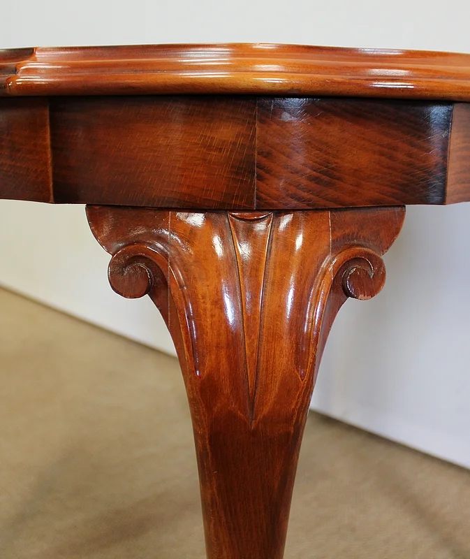 CHIPPENDALE STYLE TABLE  AND ARMCHAIRS