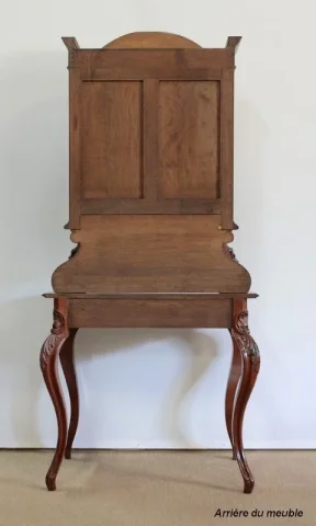 Écritoire Vitrine en Acajou massif, époque Napoléon III - 1850