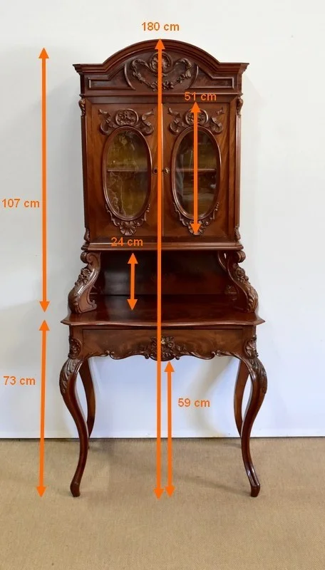 NAPOLEON III PERIOD BUREAU BÜCHERREGAL