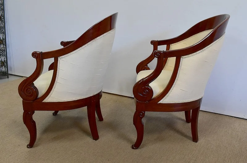 PAAR FRANZÖSISCHE RESTAURATION PERIOD SESSEL