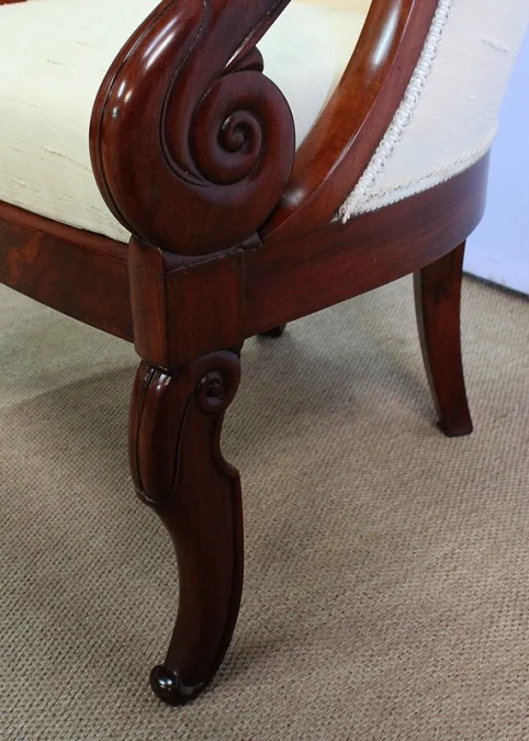 PAAR FRANZÖSISCHE RESTAURATION PERIOD SESSEL