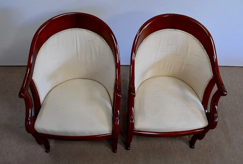 PAAR FRANZÖSISCHE RESTAURATION PERIOD SESSEL