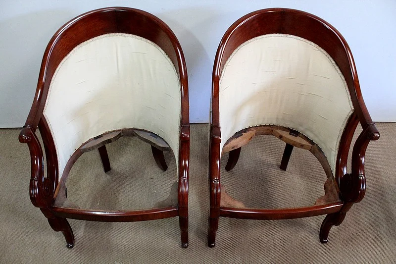 PAAR FRANZÖSISCHE RESTAURATION PERIOD SESSEL