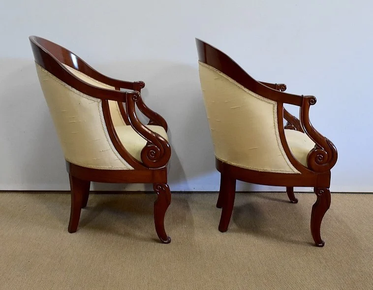 PAAR FRANZÖSISCHE RESTAURATION PERIOD SESSEL