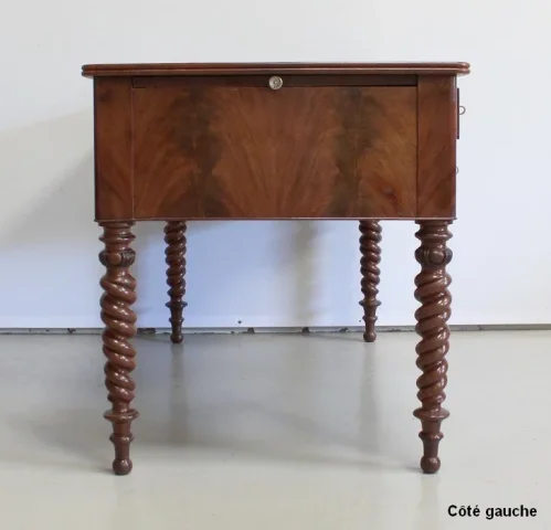 FRANSE RESTAURATIEPERIODE FLAT TOP BUREAU