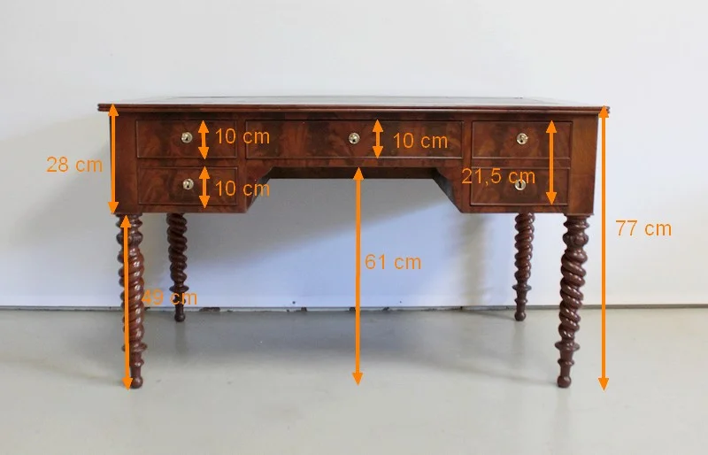 FRANZÖSISCHE RESTAURATION PERIOD FLAT TOP DESK
