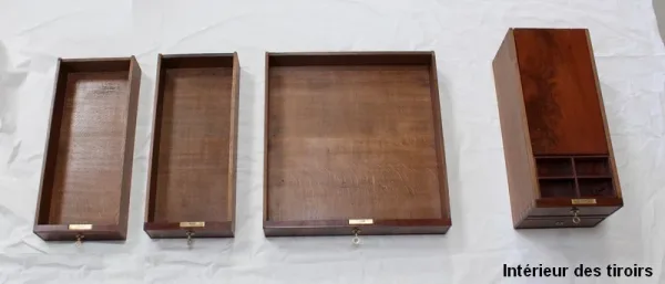 Bureau Plat en Acajou, époque Restauration – Début XIXe