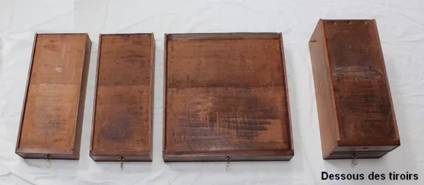 Bureau Plat en Acajou, époque Restauration – Début XIXe