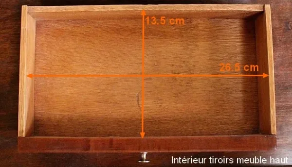 Petit Bureau Vitrine en Palissandre et Marqueterie, époque Napoléon III – Milieu XIXe