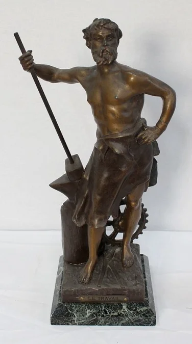 BRONZESTATUETTE von Victor ROUSSEAU