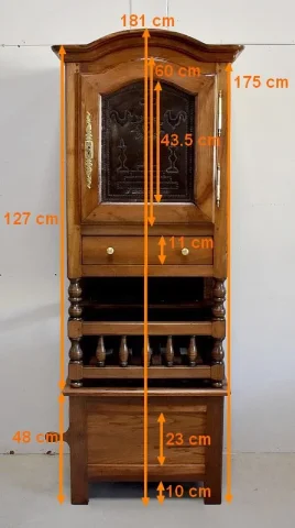 Garde-Manger Égouttoir en Châtaigner Massif – 1ère partie XIXe
