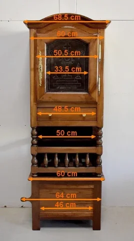 Garde-Manger Égouttoir en Châtaigner Massif – 1ère partie XIXe