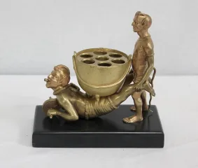 VERGOLDETE BRONZE GRUPPE