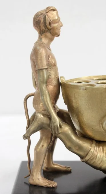 VERGOLDETE BRONZE GRUPPE