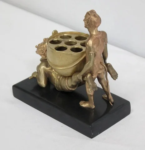VERGULDE BRONZEN GROEP