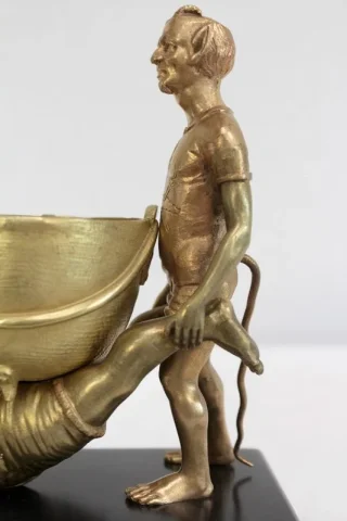 VERGULDE BRONZEN GROEP