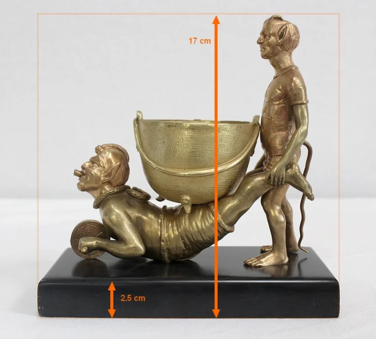 VERGOLDETE BRONZE GRUPPE