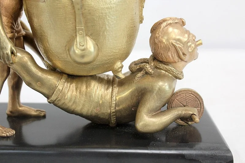 VERGOLDETE BRONZE GRUPPE