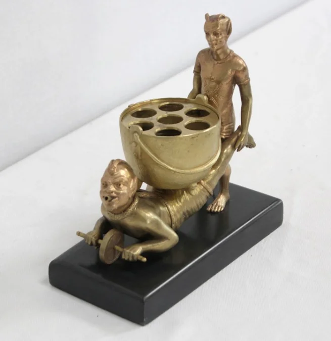 VERGOLDETE BRONZE GRUPPE