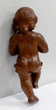 Ange en Bois Sculpté – Début XXe