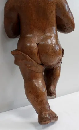 Ange en Bois Sculpté – Début XXe