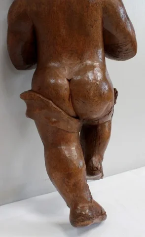 Ange en Bois Sculpté – Début XXe