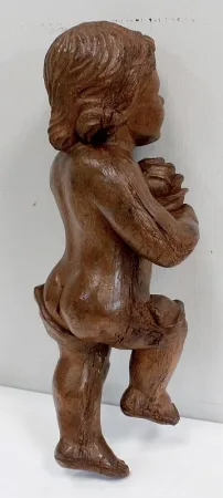Ange en Bois Sculpté – Début XXe
