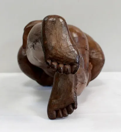 Ange en Bois Sculpté – Début XXe