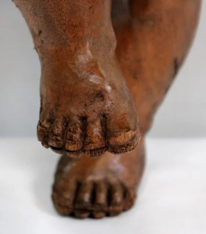 Ange en Bois Sculpté – Début XXe