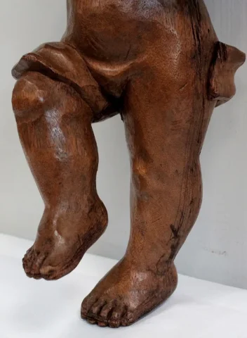 Ange en Bois Sculpté – Début XXe