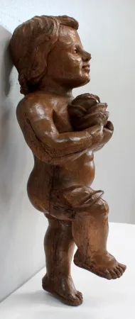 Ange en Bois Sculpté – Début XXe