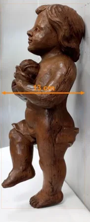 Ange en Bois Sculpté – Début XXe