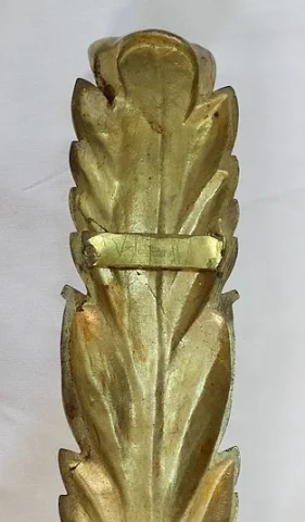 Paire d’Appliques en Bronze Doré – 1950