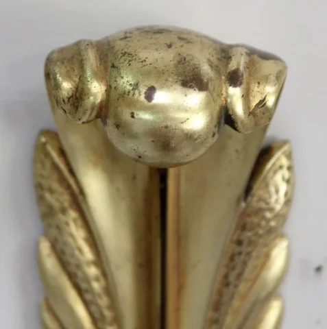 Paire d’Appliques en Bronze Doré – 1950