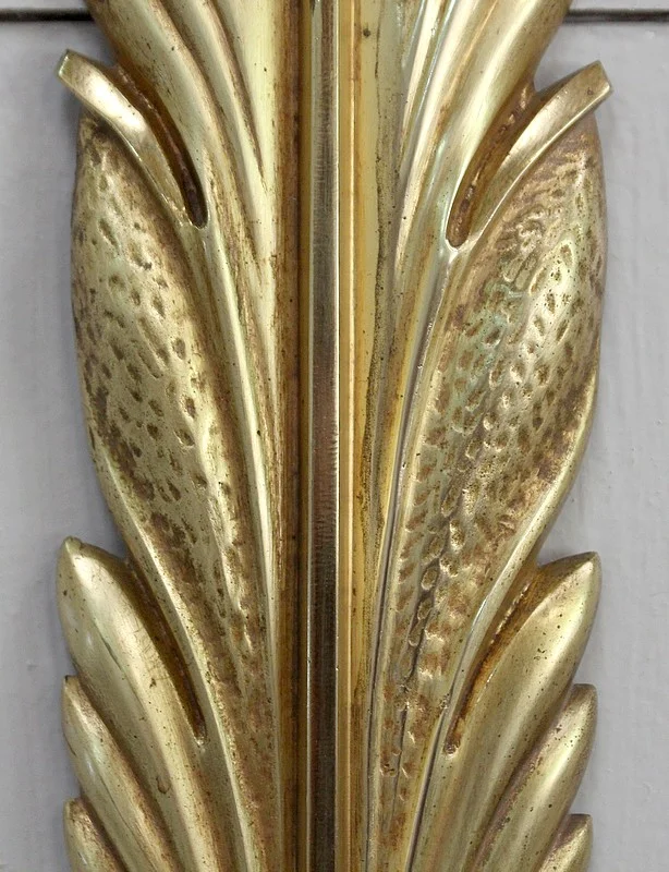Paire d’Appliques en Bronze Doré – 1950