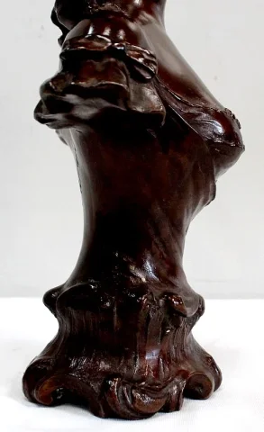 Bronze « Femme au Chapeau », de Meslais – Début XXe