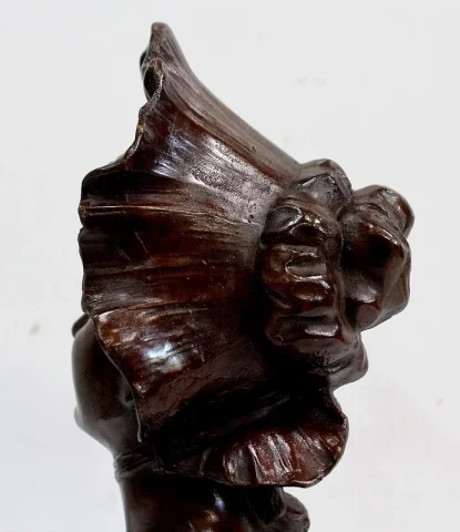 Bronze « Femme au Chapeau », de Meslais – Début XXe