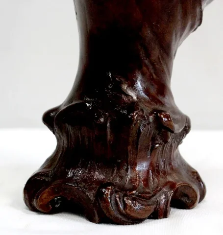 Bronze « Femme au Chapeau », de Meslais – Début XXe