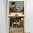 Grand Miroir Trumeau, style Louis XVI - 2ème moitié du XIXe