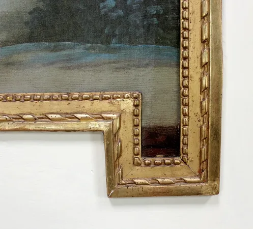 Grand Miroir Trumeau, style Louis XVI - 2ème moitié du XIXe