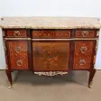 Commode en Marqueterie, style transition Louis XV / Louis XVI – Fin XIXe