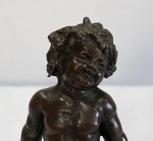 Bronze de Bacchus enfant, par E. Pasteur - XIXe