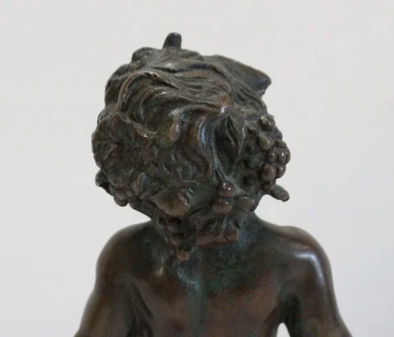 Bronze de Bacchus enfant, par E. Pasteur - XIXe