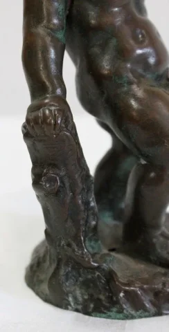 Bronze de Bacchus enfant, par E. Pasteur - XIXe